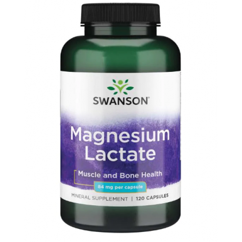 

Лактат магния Swanson Magnesium Lactate 84 mg 120 капсул