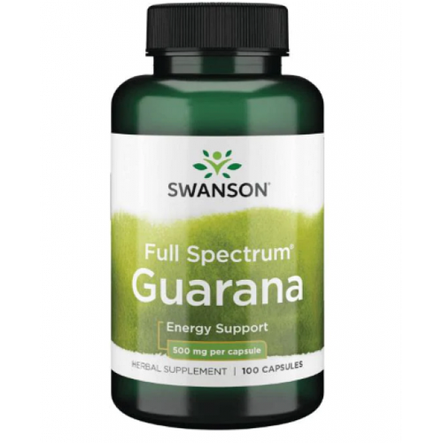 

Гуарана Swanson Guarana 500 mg 100 капсул