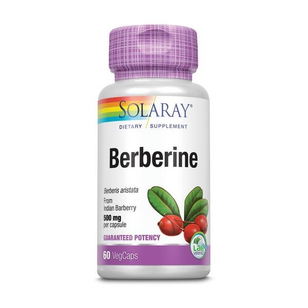 

Берберин Solaray Berberine 500 mg 60 капсул