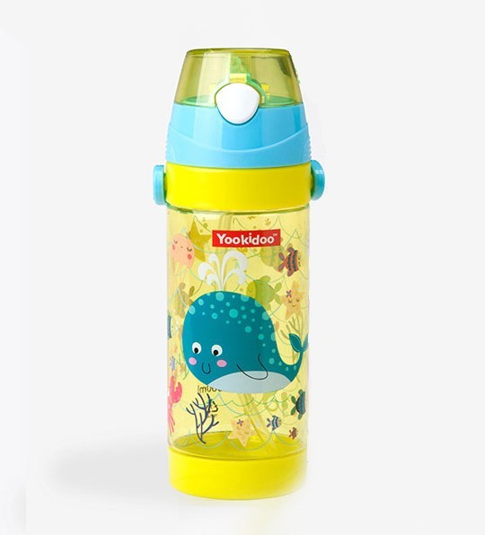 

Бутылочка для воды с трубочкой Yookidoo&Smileykids™ Кит 480 мл