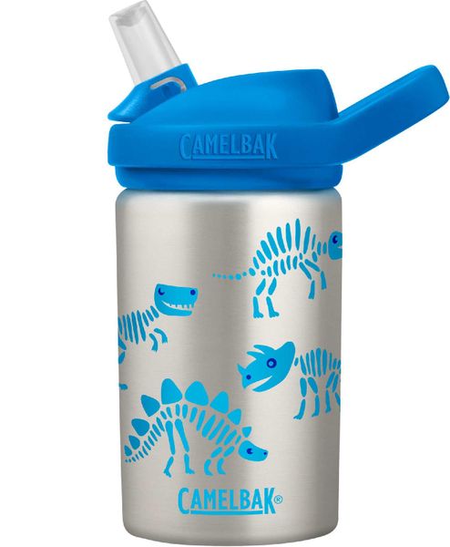 

Фляга (бутылка) для воды детская CamelBak Eddy+ Kids 14oz SST, Dino Bones (0,4 л)