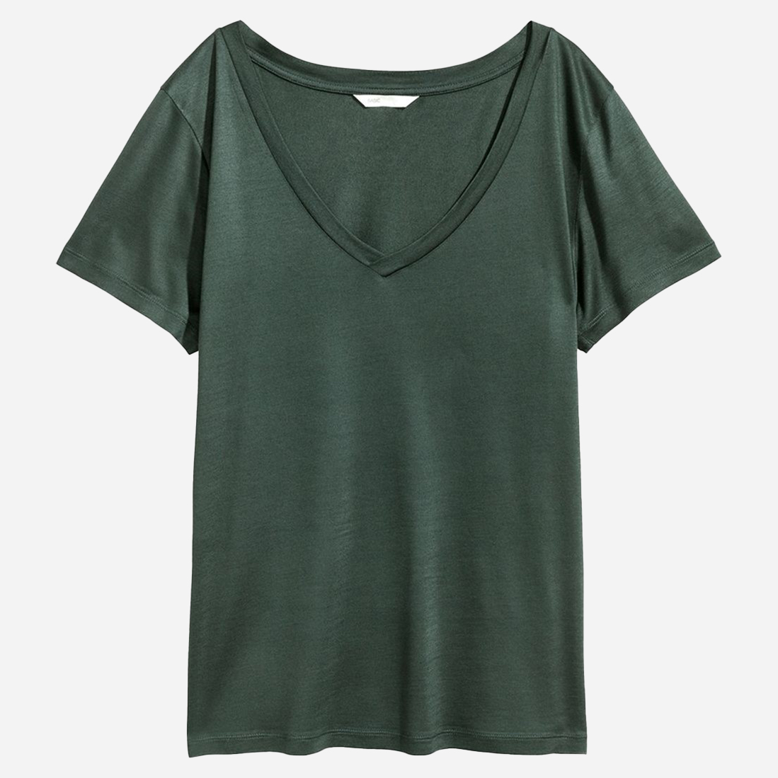 

Футболка H&M 02152484 S Темно-зеленая