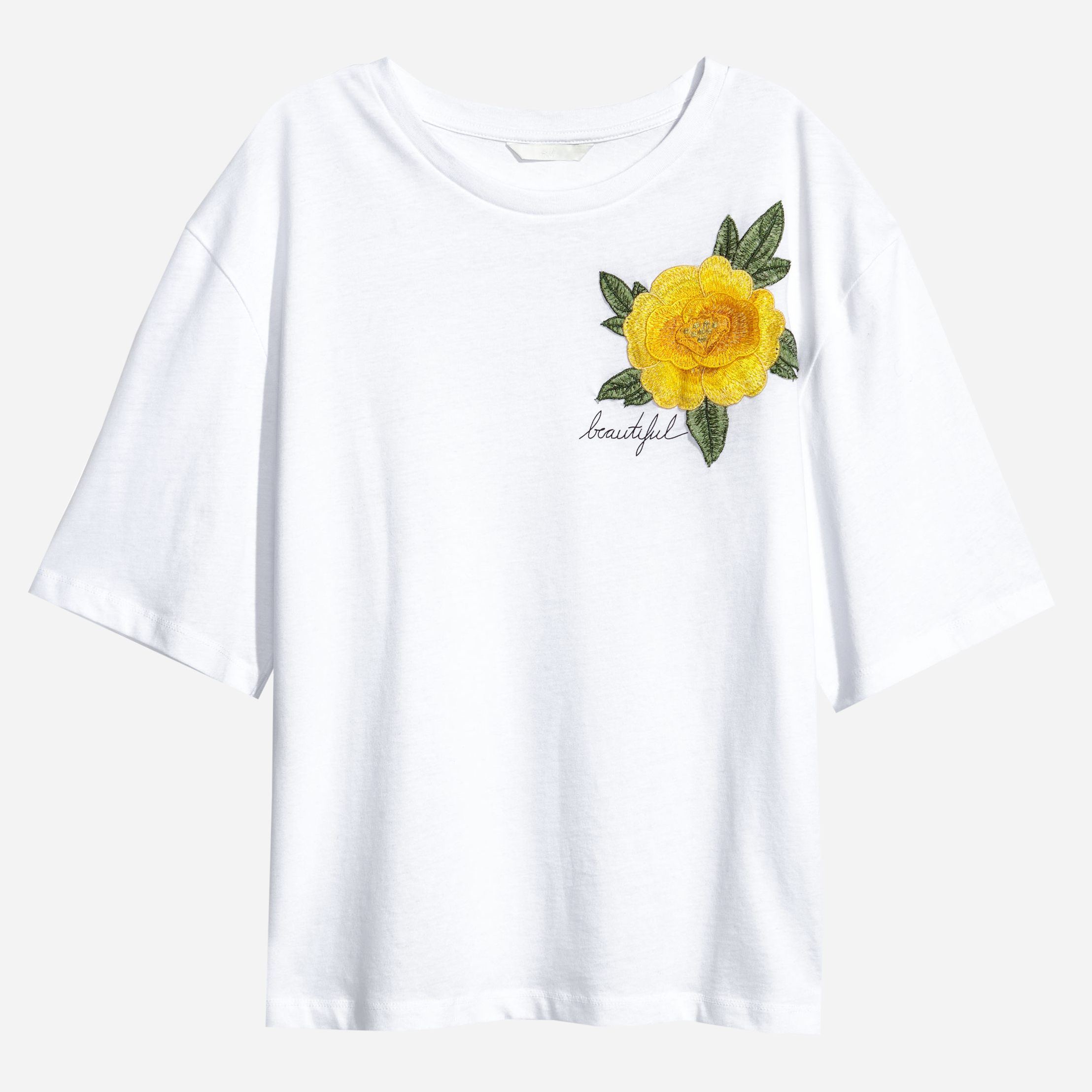 

Футболка H&M 5519306 S Белая