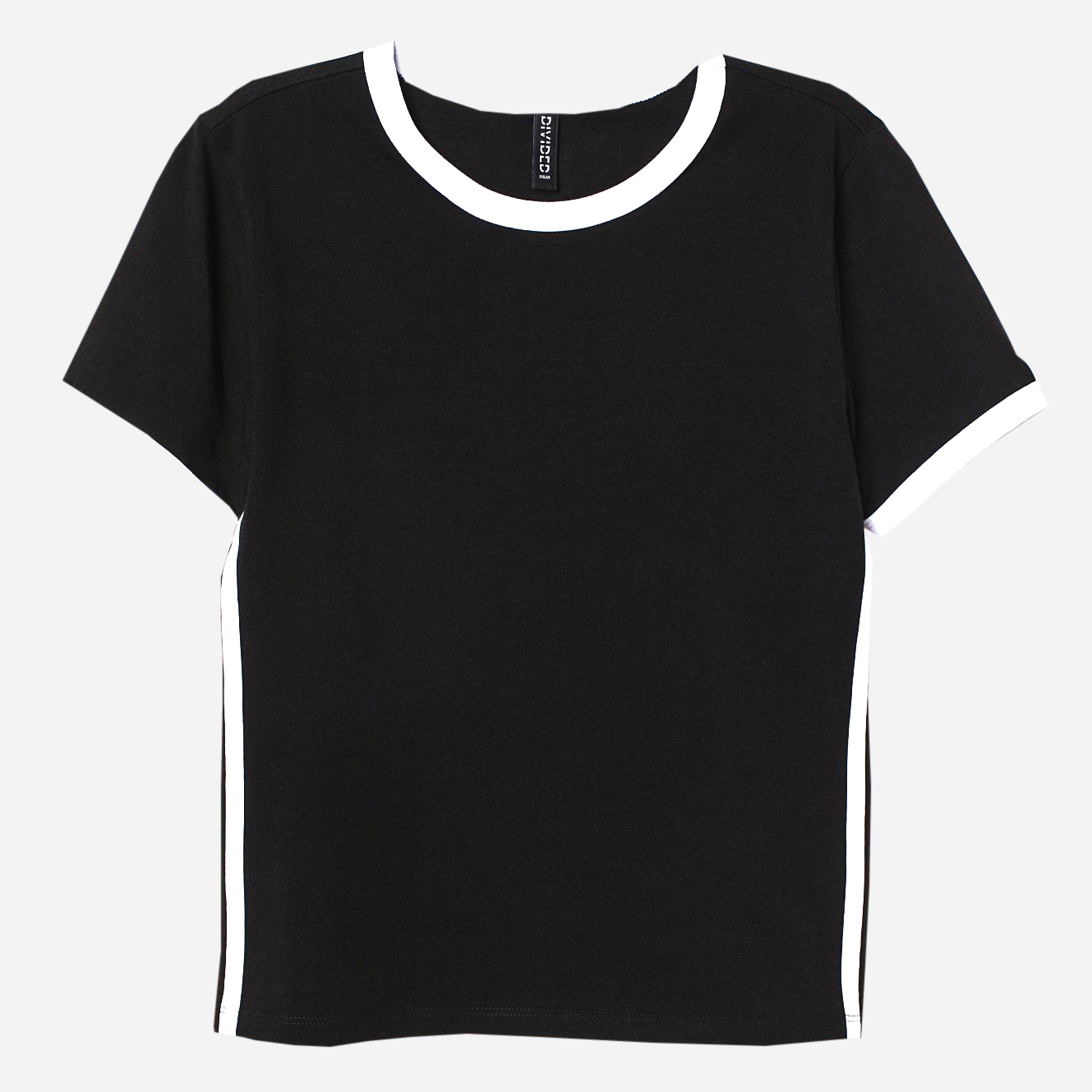 

Футболка H&M 2602-7284449 S Черная
