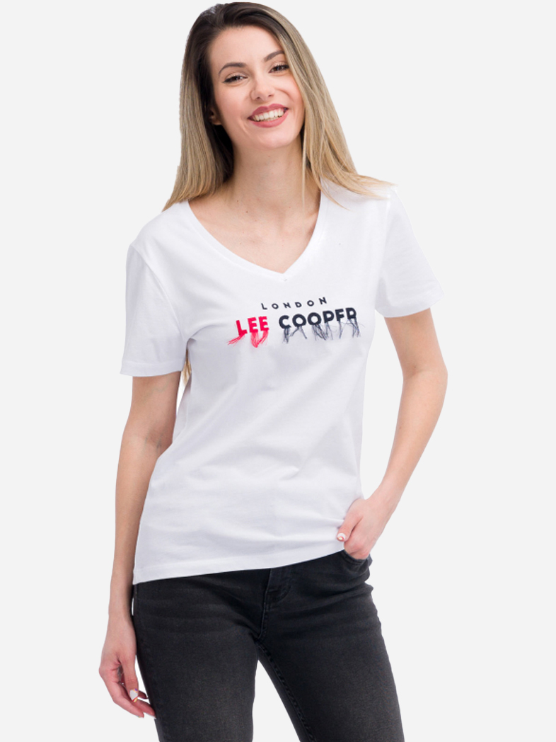 

Футболка Lee Cooper 20195880-13 XS White