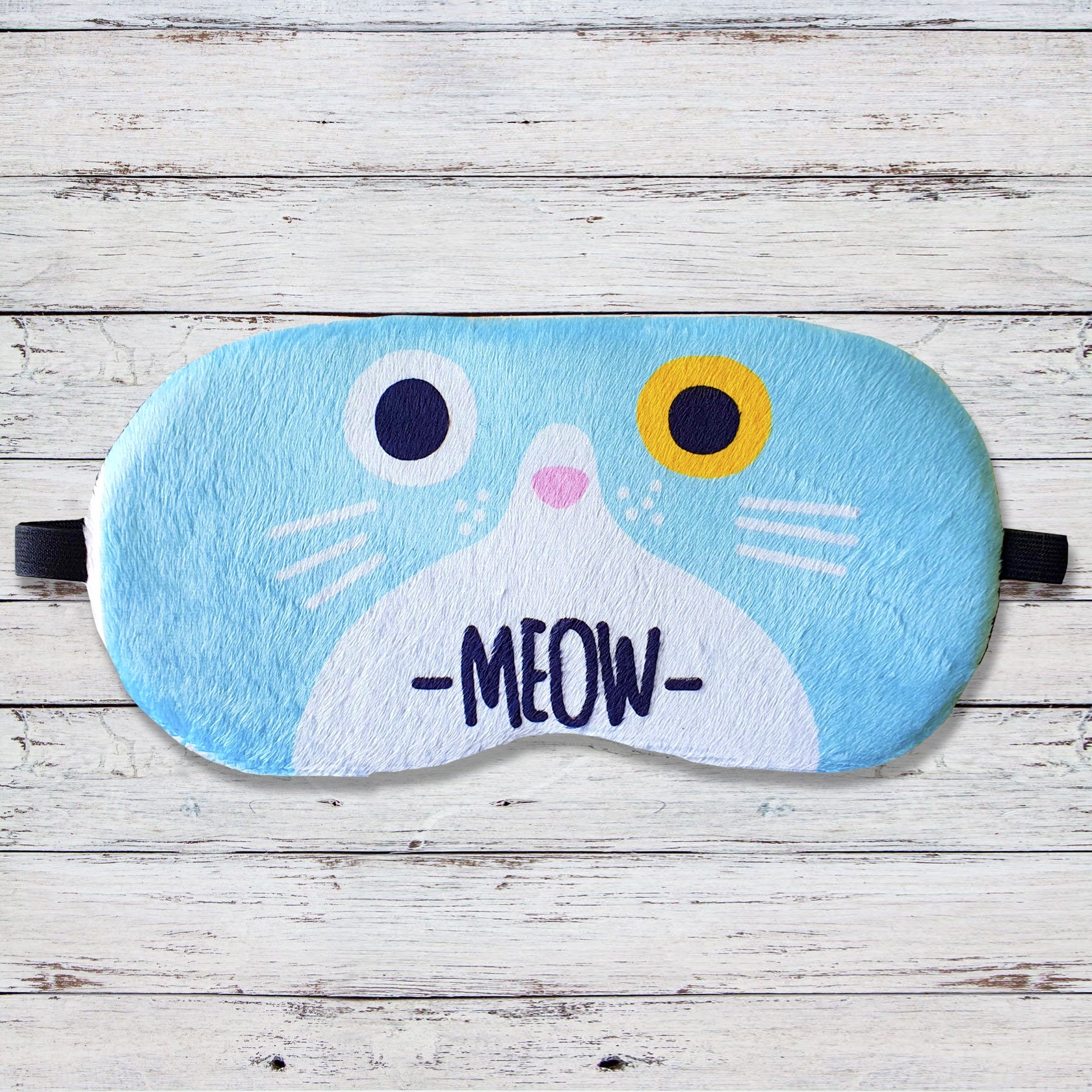 

Маска для сну MEOW Сute-Сat блакитна 10х20см (MS-900010092)