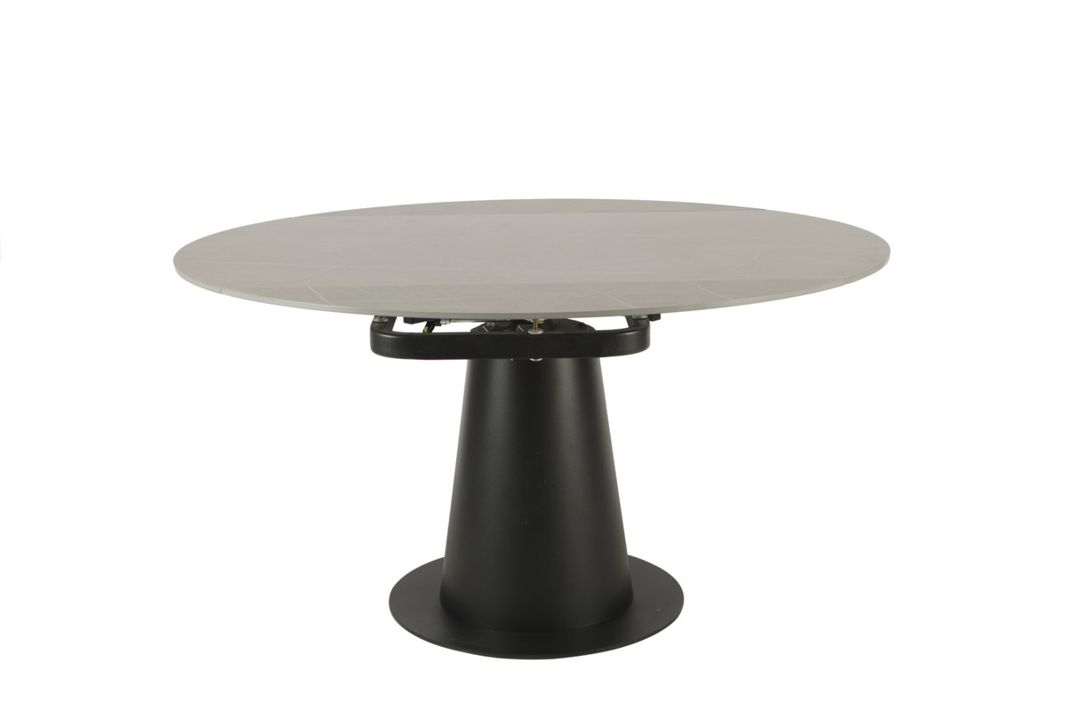 

Стол Vetro Mebel TML-831 грей стоун+черный