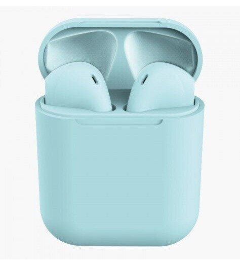 

Беспроводные сенсорные наушники i12 TWS Bluetooth с кейсом Голубые