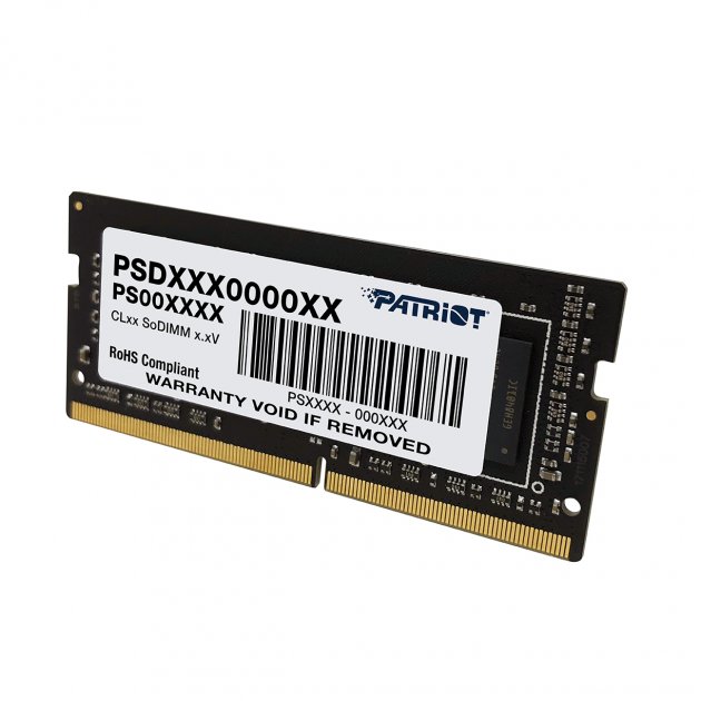 

Модуль пам'яті для ноутбука SoDIMM DDR4 4GB 2666 MHz Patriot (PSD44G266681S)
