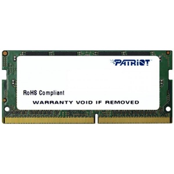 

Модуль пам'яті для ноутбука DDR4 4GB 2400 MHz Patriot (PSD44G240082S)