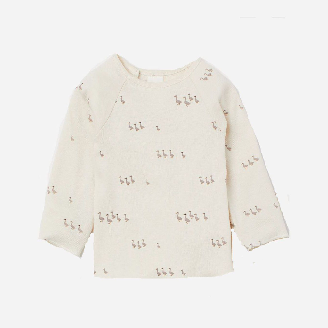 

Футболка с длинными рукавами H&M HOM91345 68 см Молочная