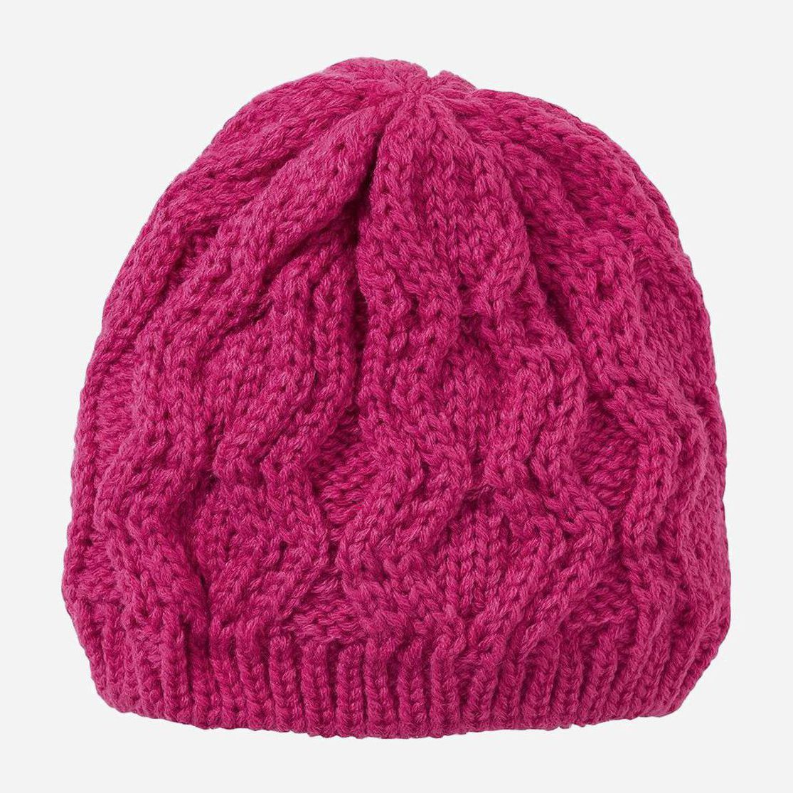 Акція на Дитяча зимова шапка-біні в'язана для дівчинки Lupilu LID51347 44-47 см Рожева від Rozetka