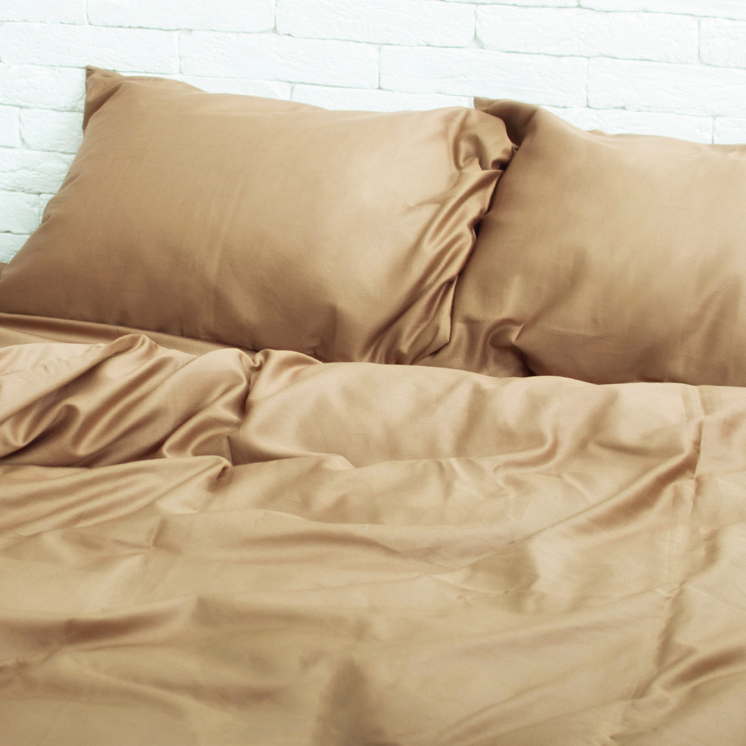 

Пододеяльник Хлопковые традиции полуторный 155*215 см сатин золотистый капучино арт.SE03