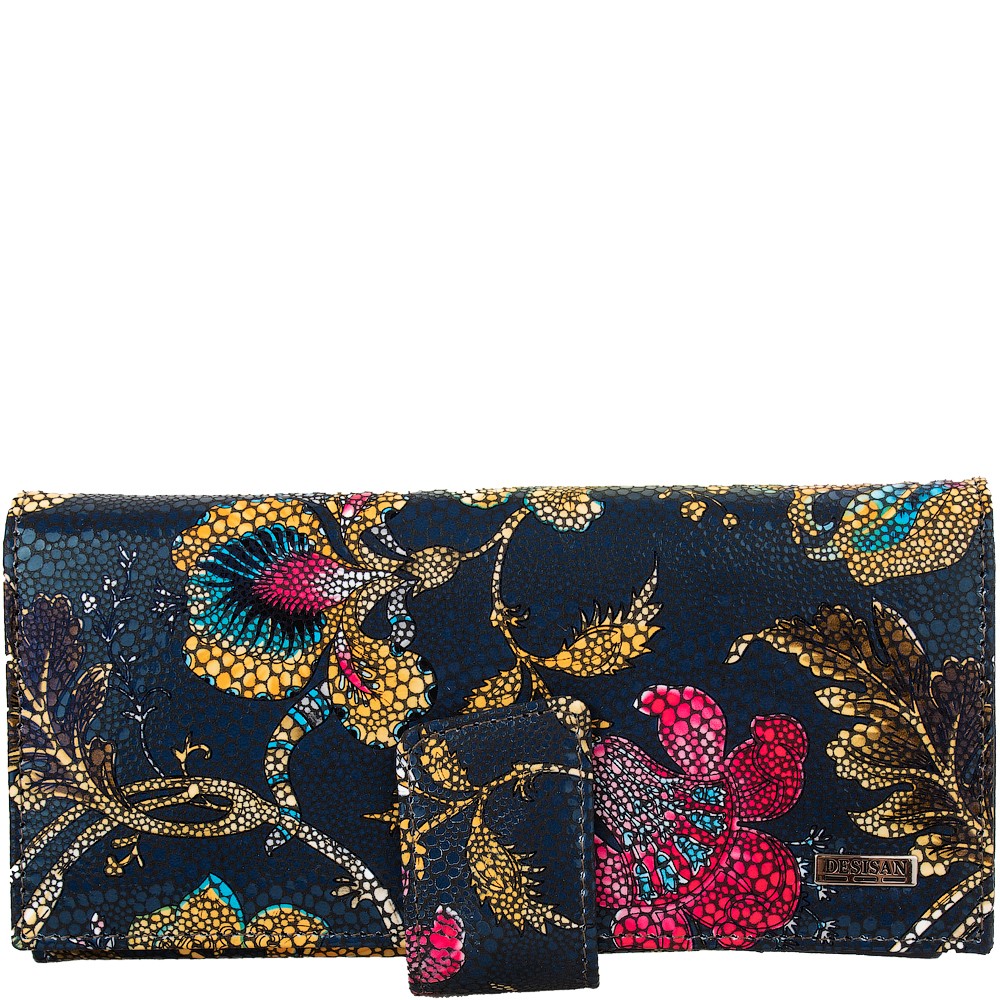 

Кошелек женский кожаный Desisan 906-415 хохлома
