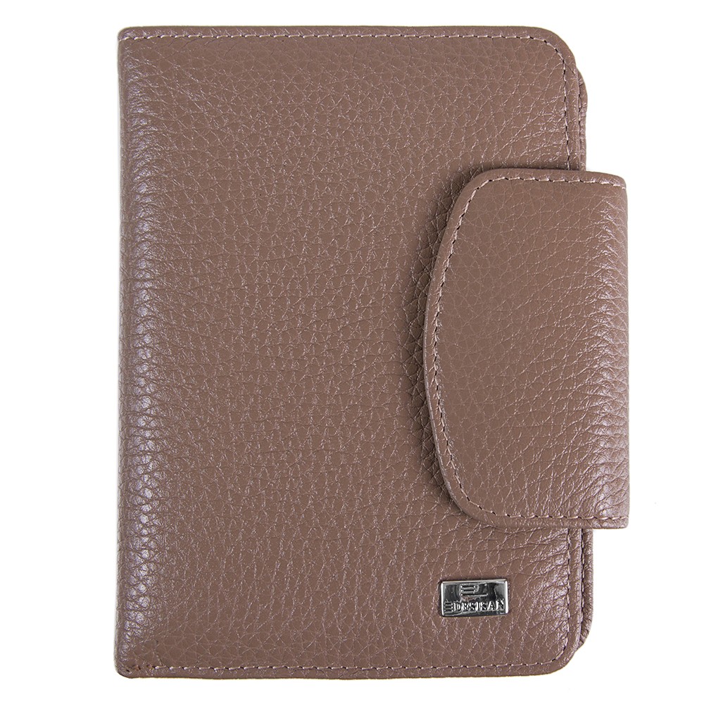 

Кошелек женский кожаный Desisan 086-283 бежевый флотар