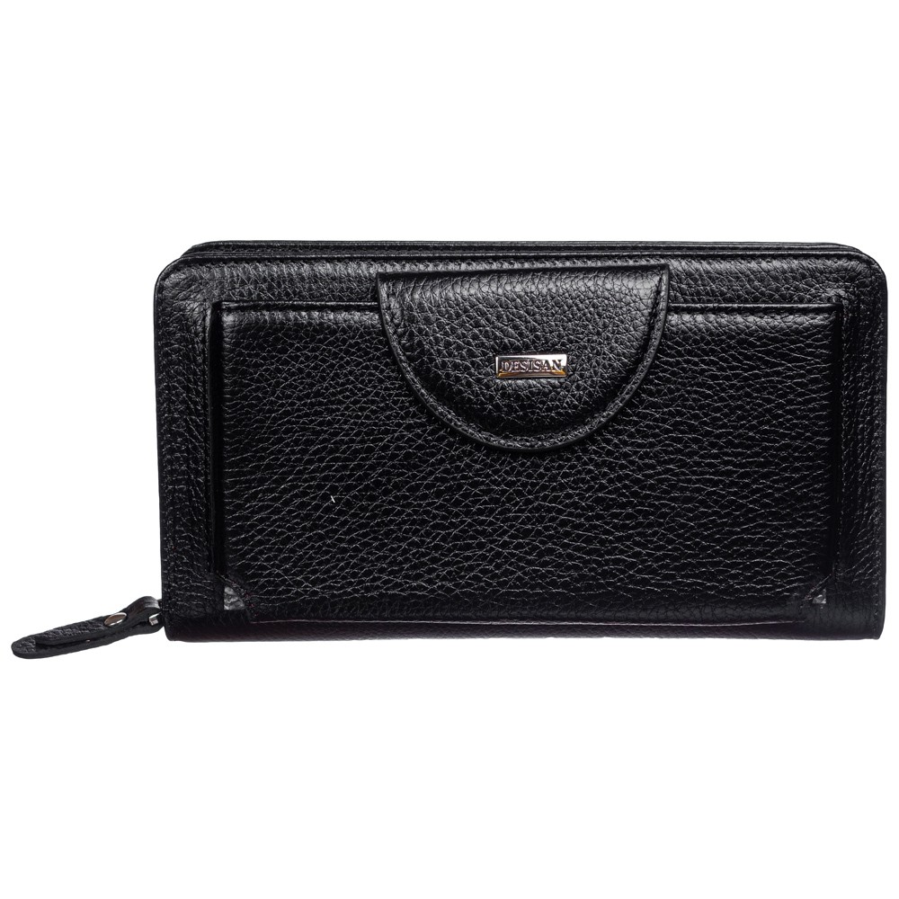 

Кошелек женский кожаный Desisan 908-11 черный флотар