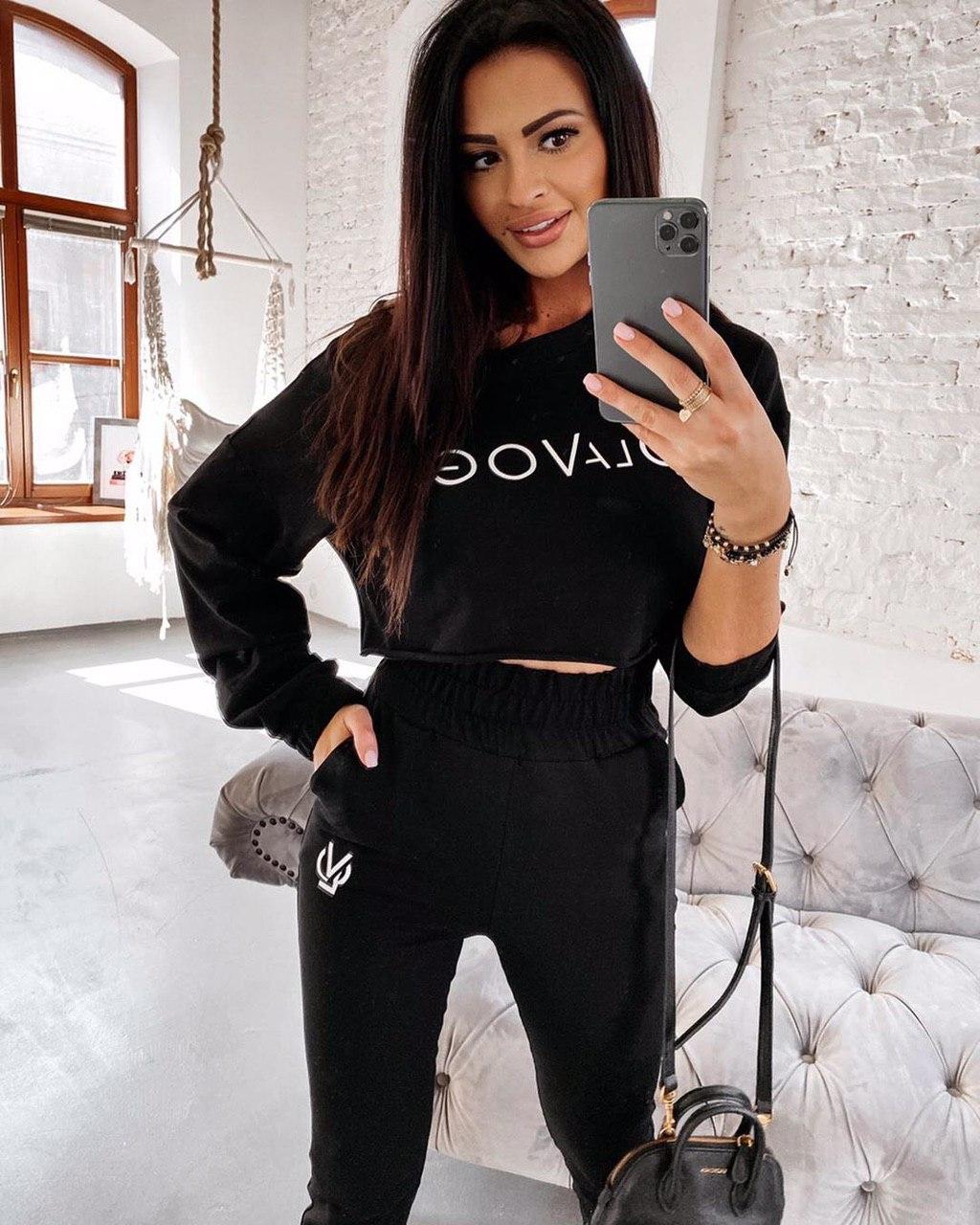 

Fashions • Спортивный костюм Olivia Fashions  черный (8144, Fashions • Спортивный костюм Olivia Fashions 42 черный (8144)