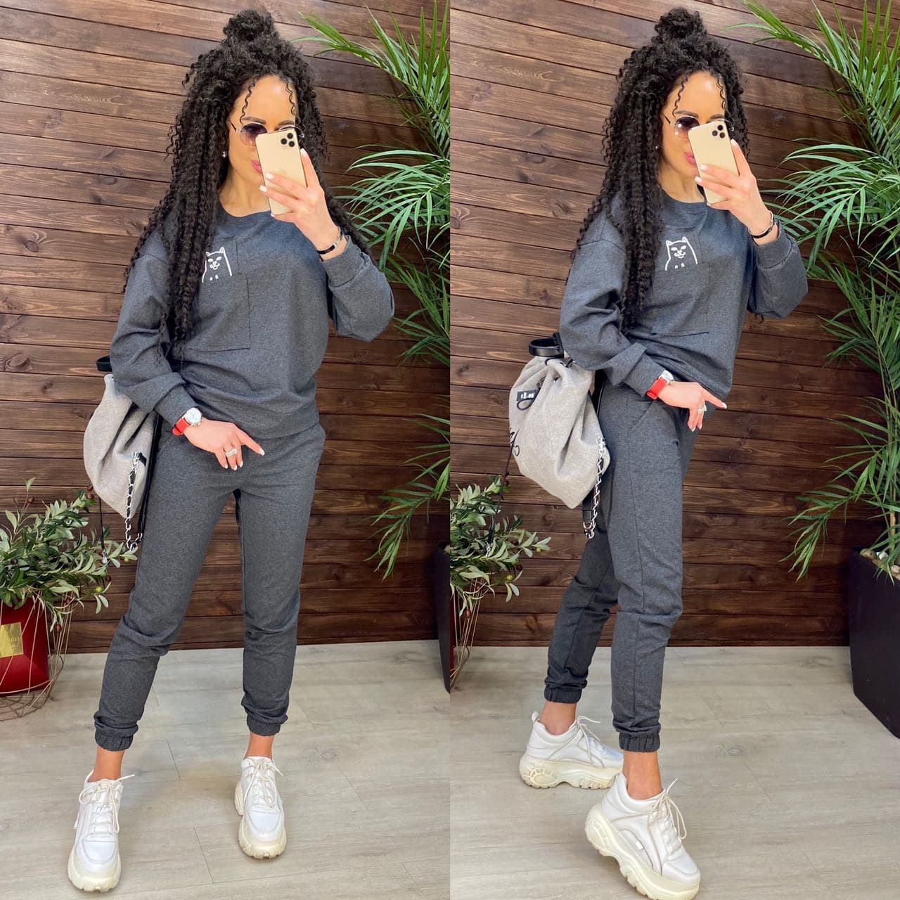 

Fashions • Женский спортивный костюм Meow Fashions 44 графит (№01323тк)