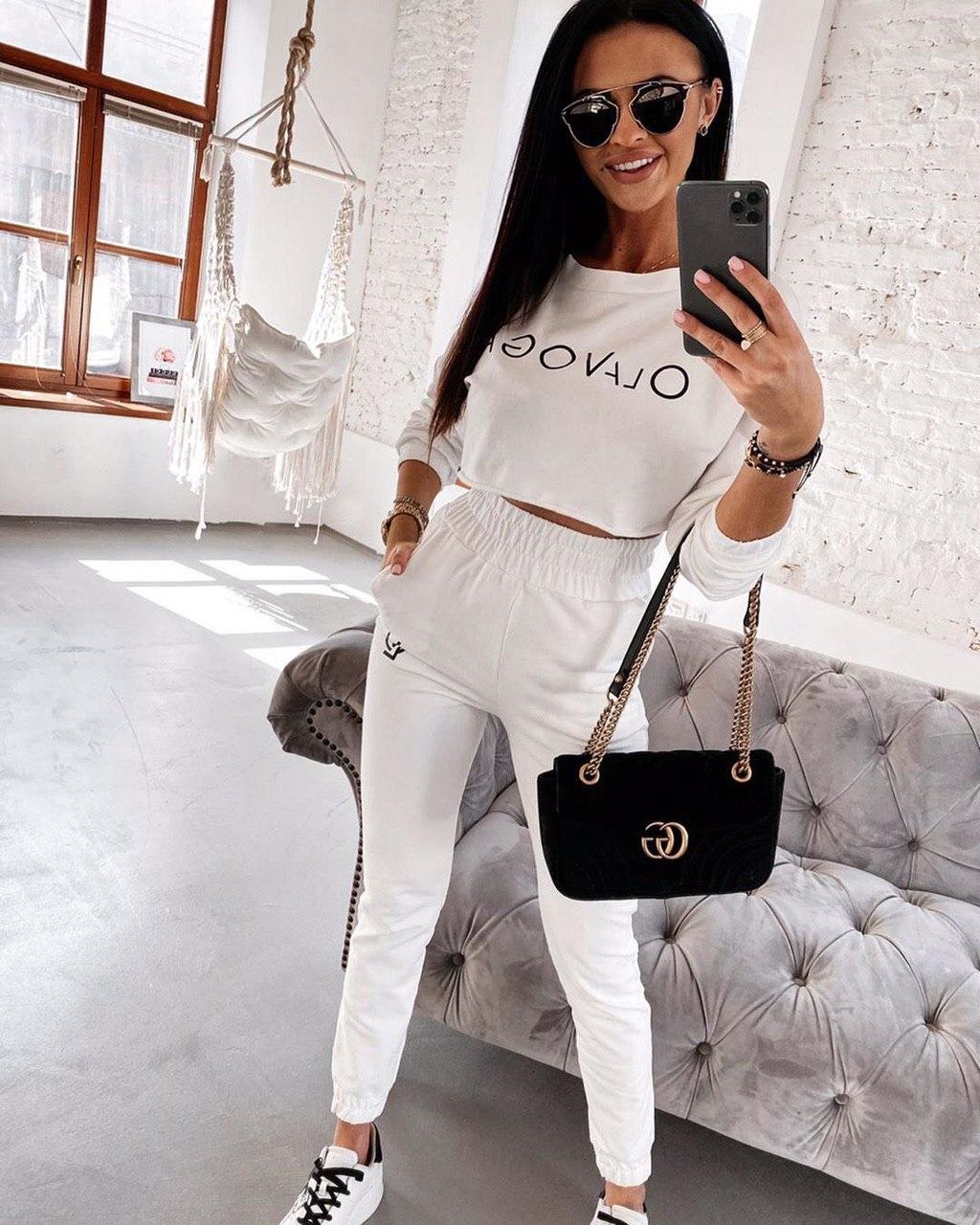 

Fashions • Спортивный костюм Olivia Fashions  белый (8144, Fashions • Спортивный костюм Olivia Fashions 48 белый (8144)