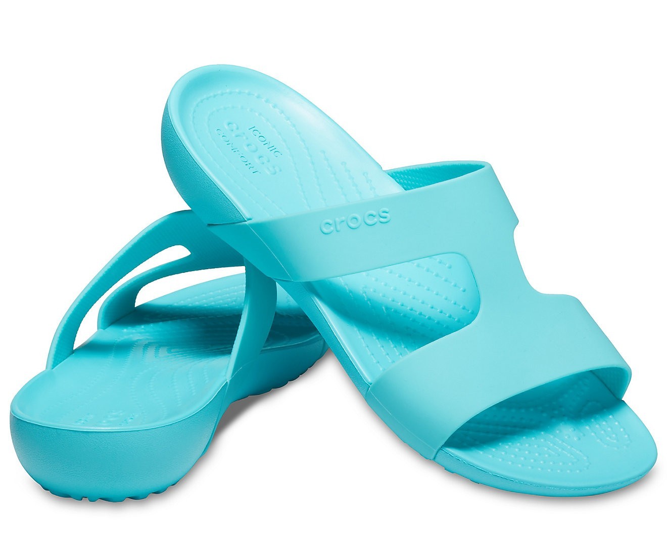 

Шлепки Crocs Serena Slide W9 39-40 голубой