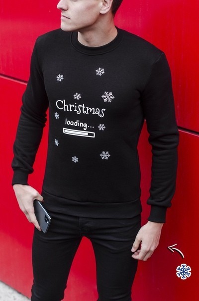 

Свитшот Chernyy Kot CHRISTMAS BLACK Черный L