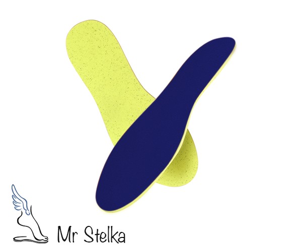 

Детские стельки тонкие, в повседневную обувь 26р (16.6 см), темно-синего цвета, D-03 №1