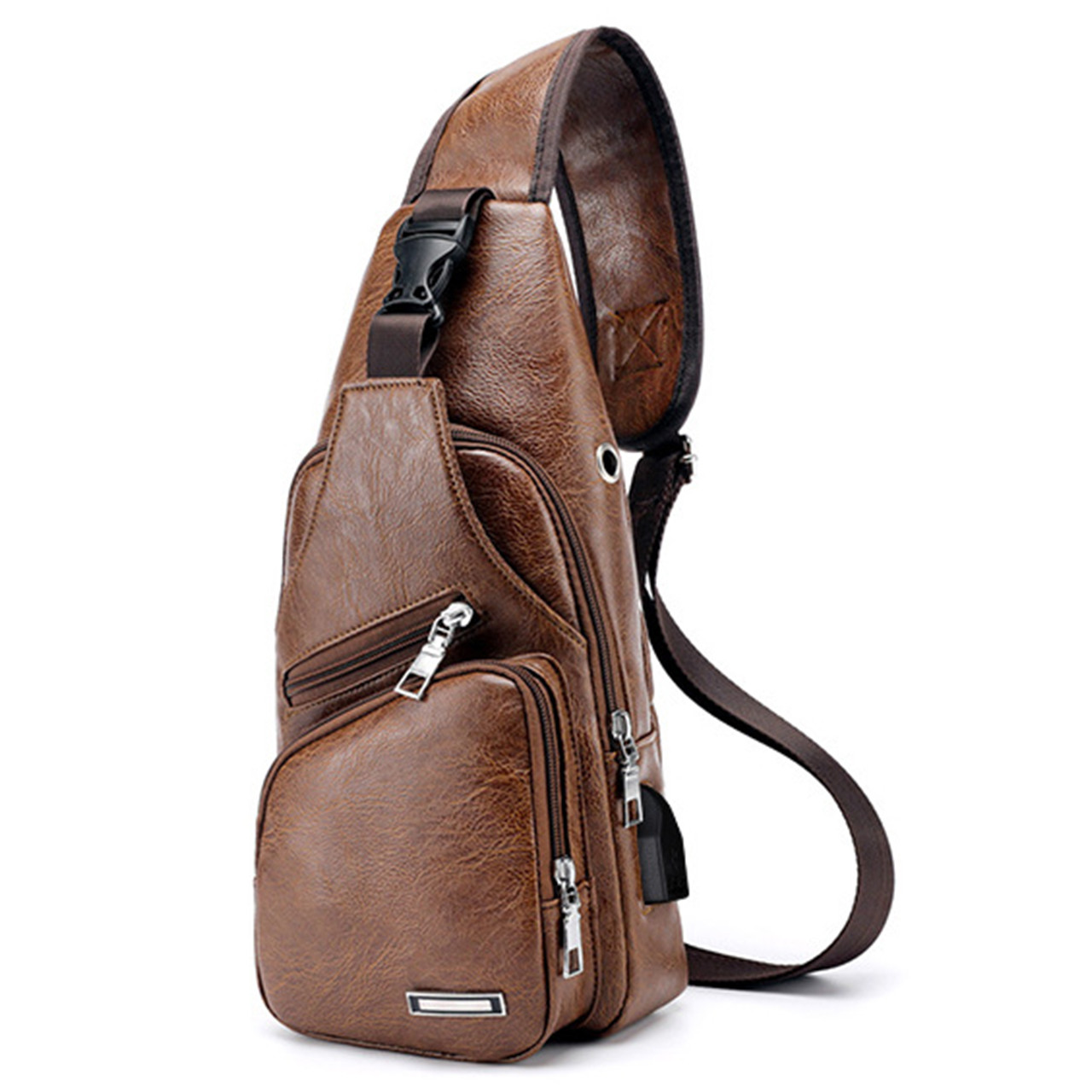 

Рюкзак Haodier Jeep Brown через плечо мужская (F_2989-8055)