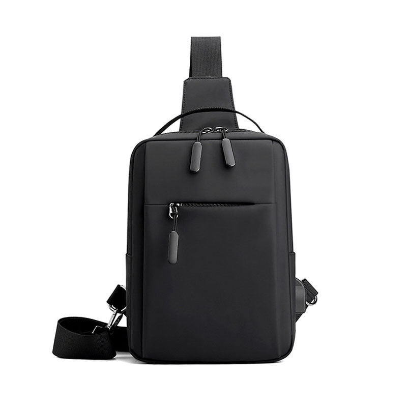 

Рюкзак-сумка однолямочный Lesko LP-060 Black на одно плечо с USB (F_6855-24084)