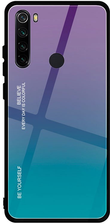 

Панель BeCover Gradient Glass для Xiaomi Redmi Note 8 Purple-Blue