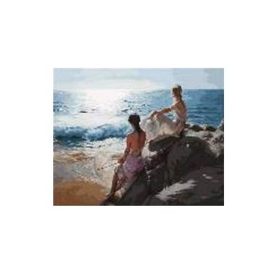 

Картина по номерам "Девушки у моря" 40*50см в коробке Shinerichy Ind (9281-mt)