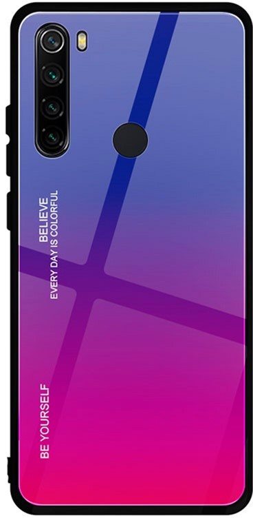 

Панель BeCover Gradient Glass для Xiaomi Redmi Note 8 Blue-Red