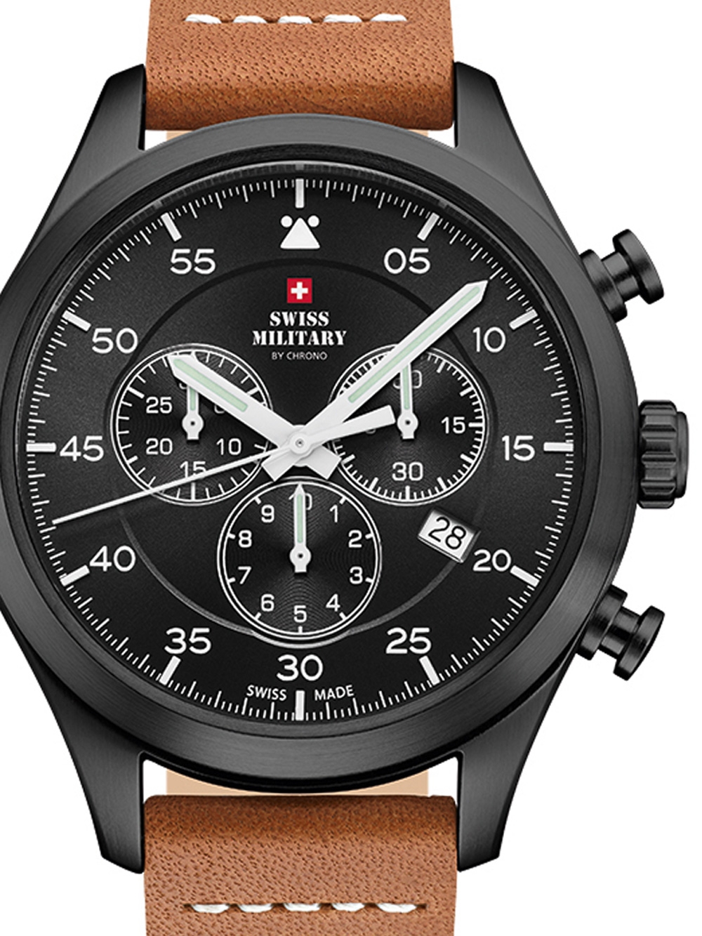 

Часы Swiss Military SM34076.08 Chronograph 43mm 10ATM