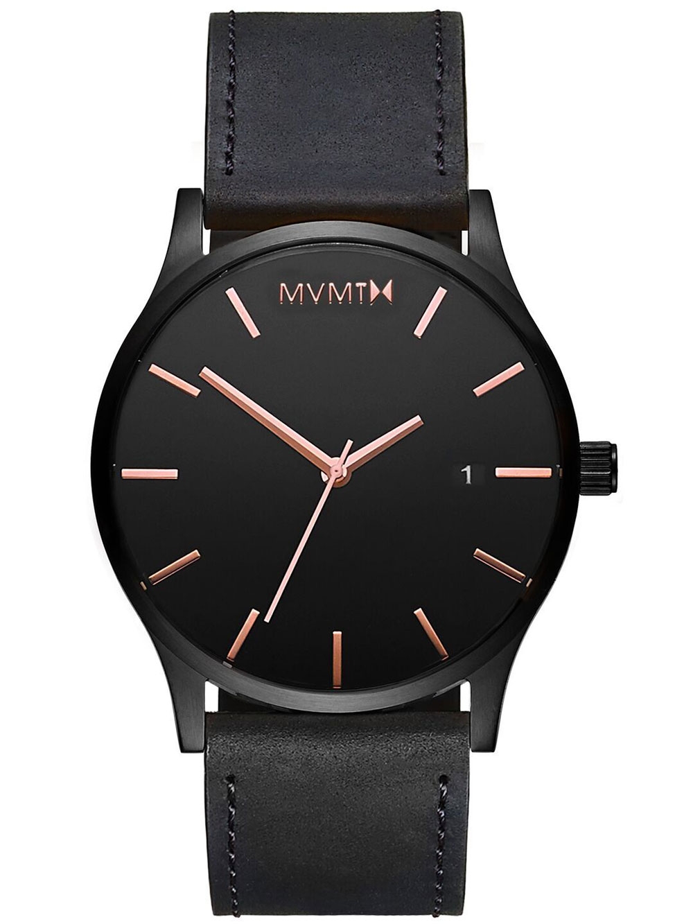 

Часы MVMT MM01-BBRGL Classic Black Rose Leather 45mm 3ATM
