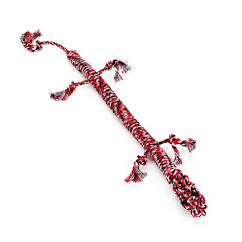 

Игрушка веревочная ящерица Hoopet W032 Red + White + Black для домашних животных (F_5297-17578)