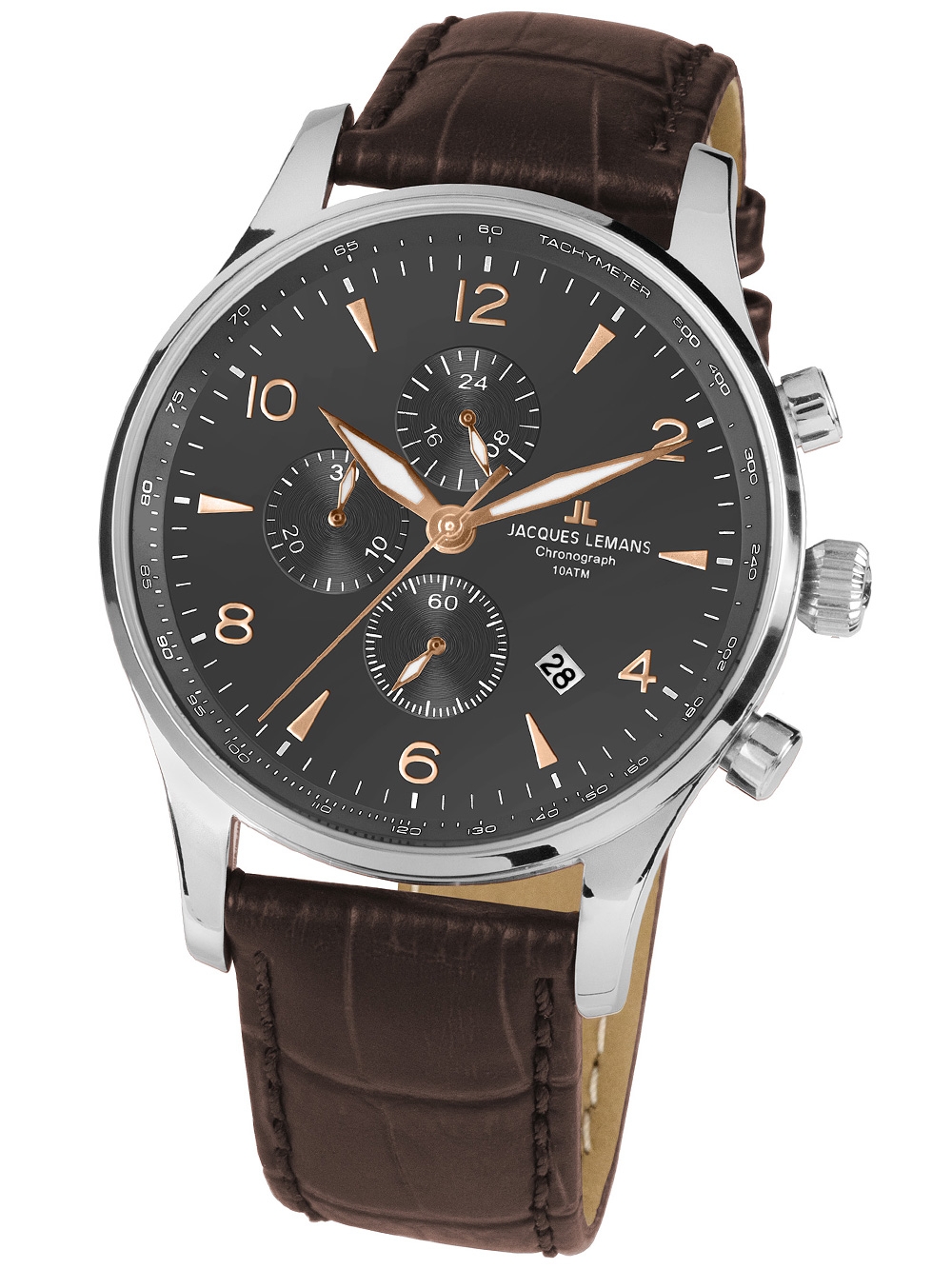 

Часы Jacques Lemans 1-1844ZK London Chronograph 44mm 10ATM