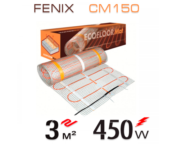 

Нагревательный мат Fenix ​​CM 150 Вт / м - 3 кв.м