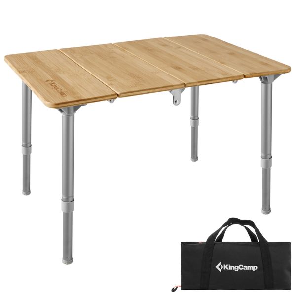 

Складной стол туристический KingCamp BAMBOO 60х40х30-40см YELLOW (KC1913)
