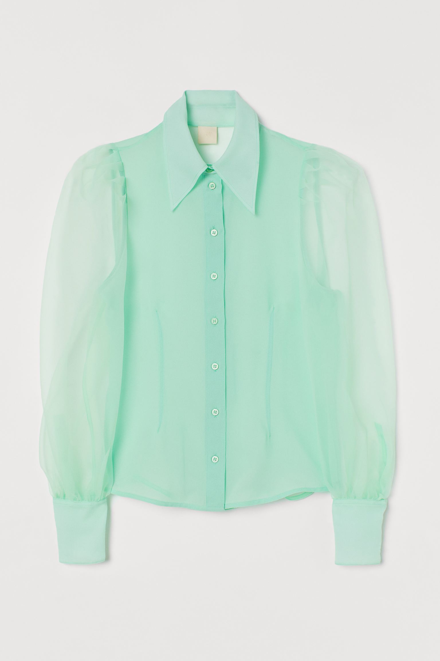 

Блуза H&M  мятный 7068741761, Блуза H&M 36 мятный 7068741761