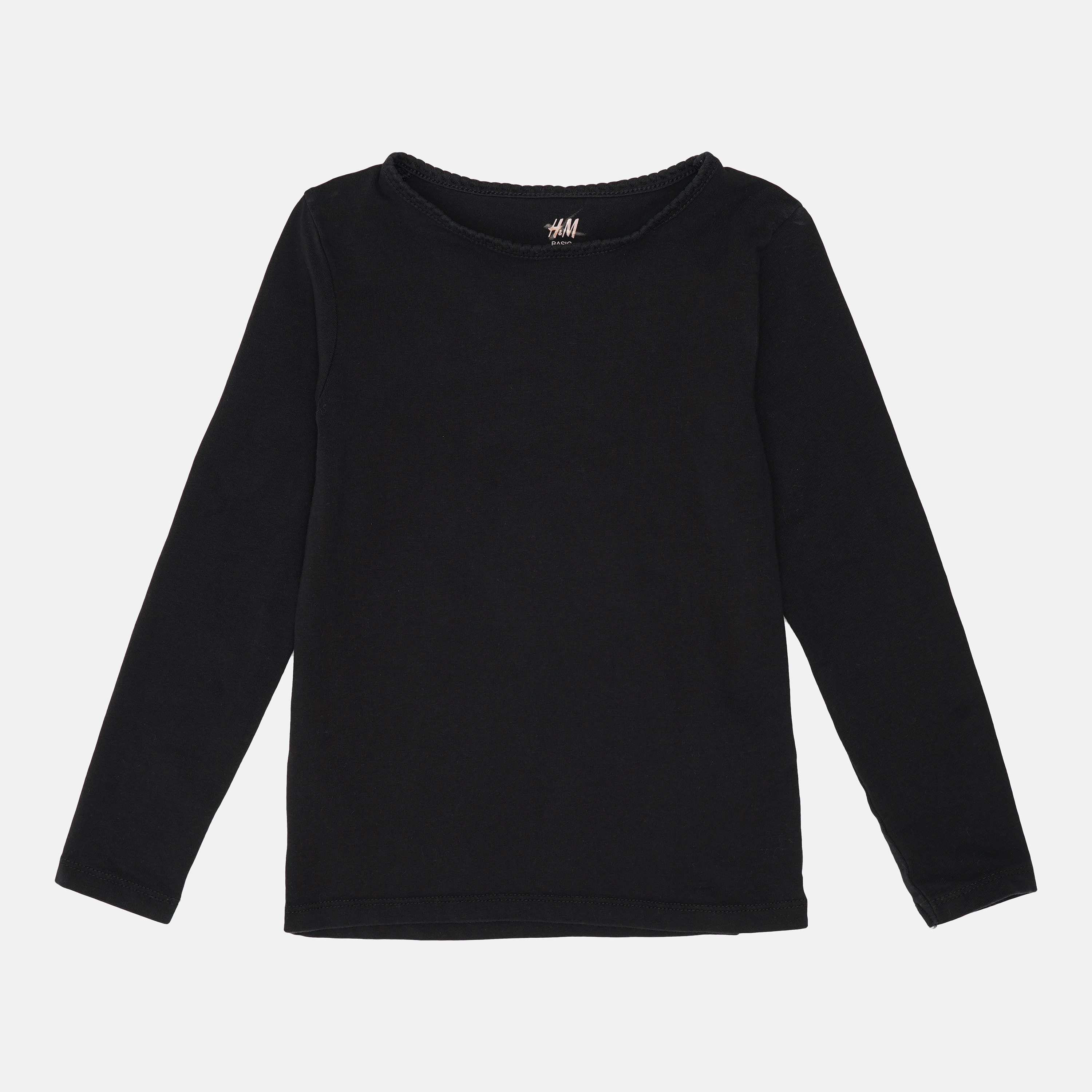 

Лонгслив H&M 110 116см черный 22055751560