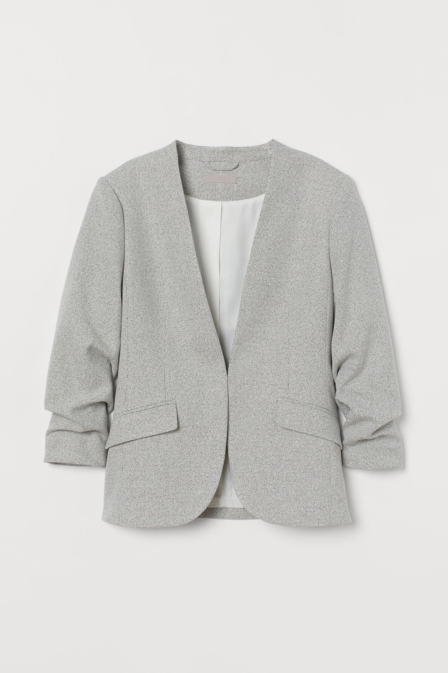 

Жакет H&M 46 бело черный узор 3006828049