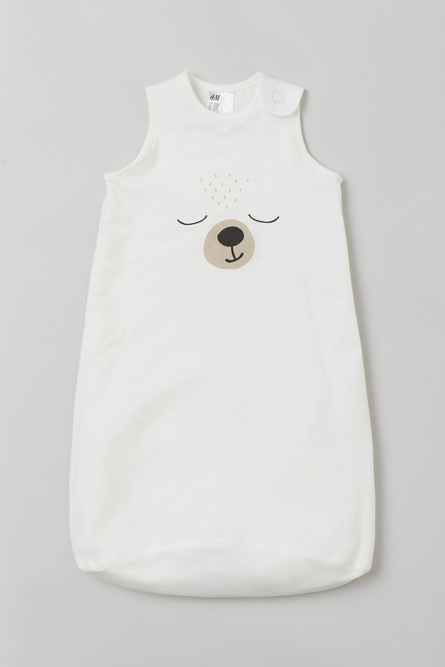

Спальный мешок H&M 86 92см белый 5038107372