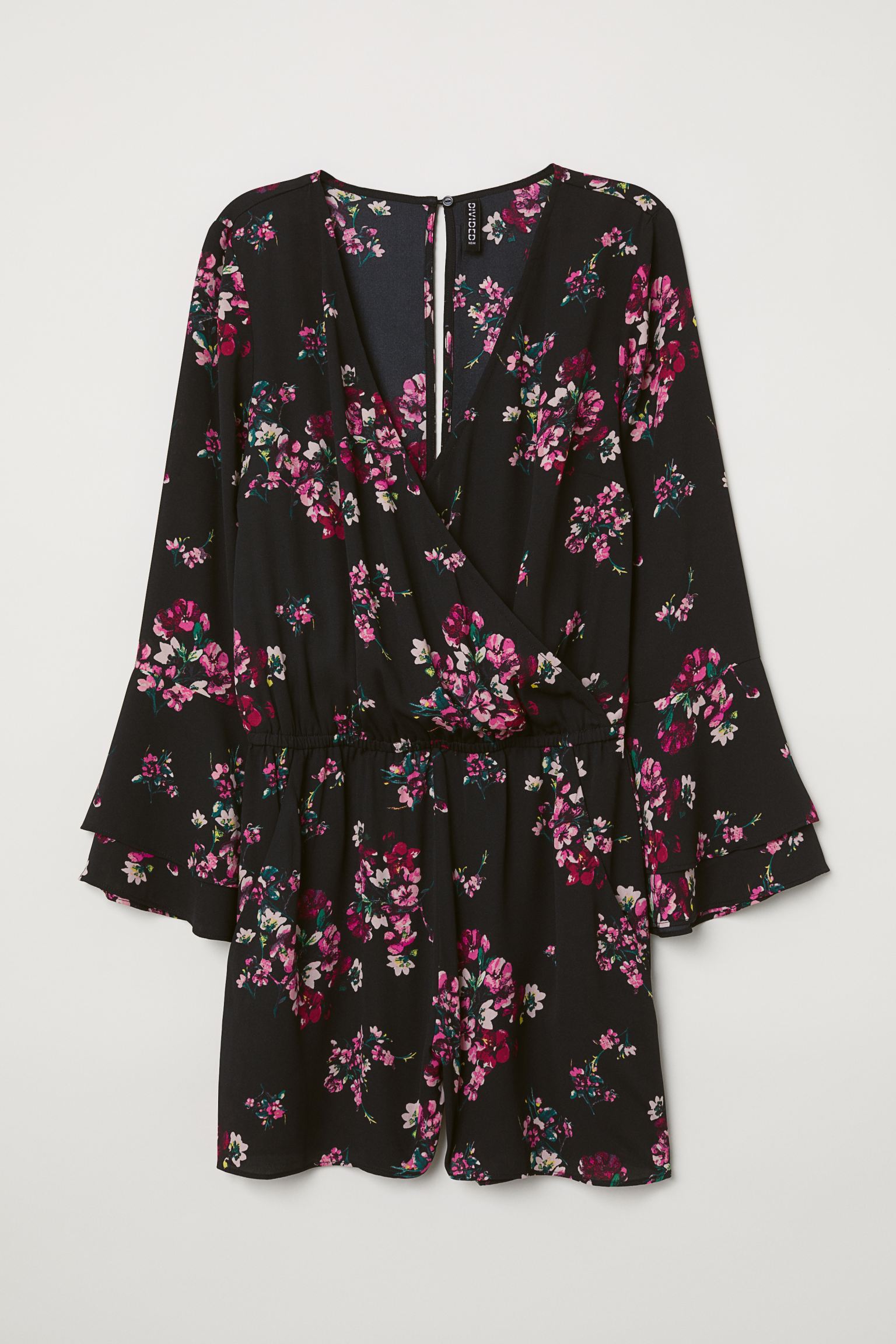 

Комбинезон H&M 38 черный цветы 4075815837