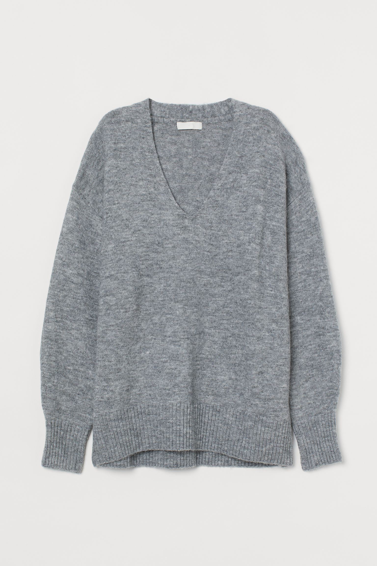 

Джемпер H&M  серый меланж 30058636462, Джемпер H&M L серый меланж 30058636462