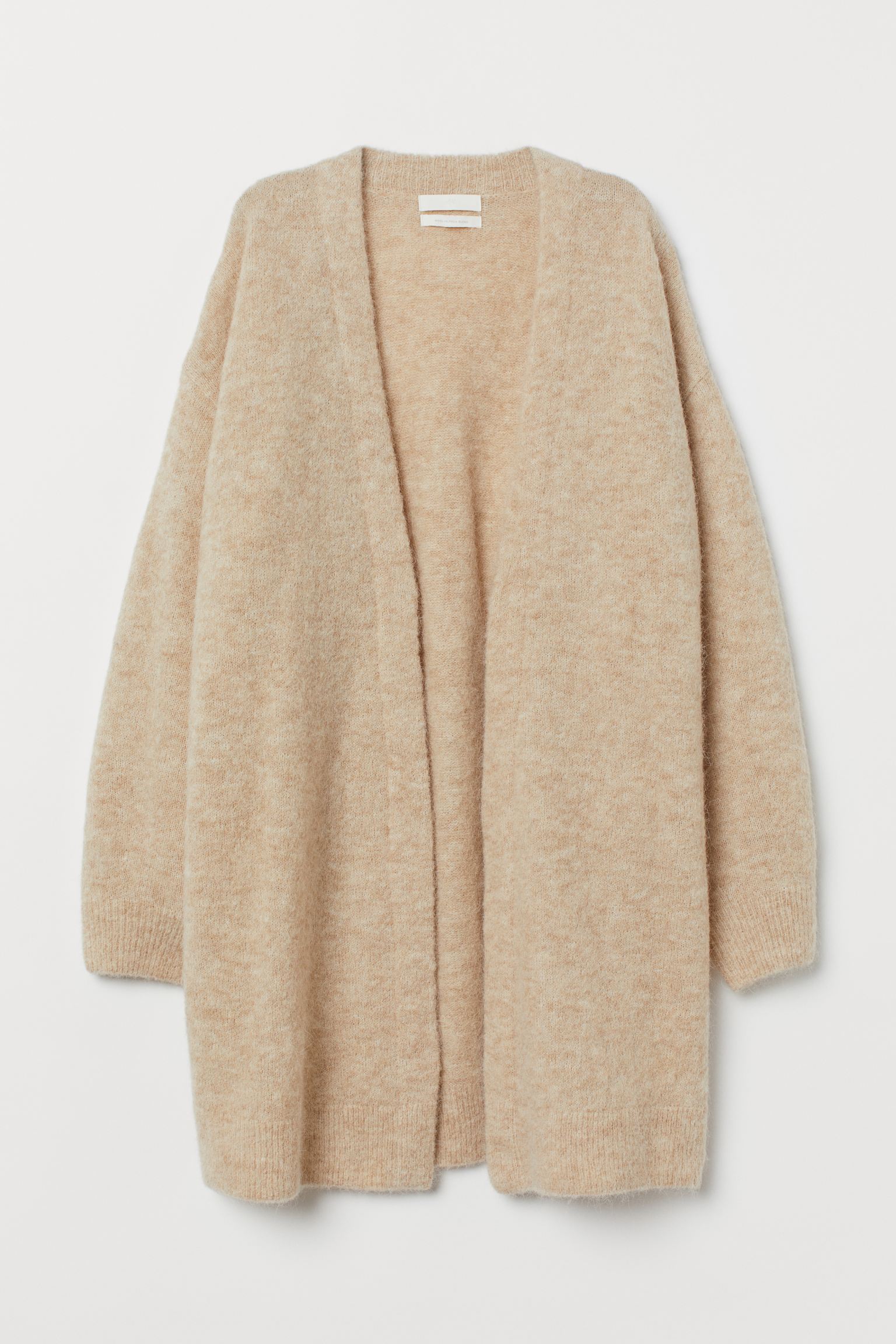 

Кардиган H&M S светло бежевый меланж 8067393340