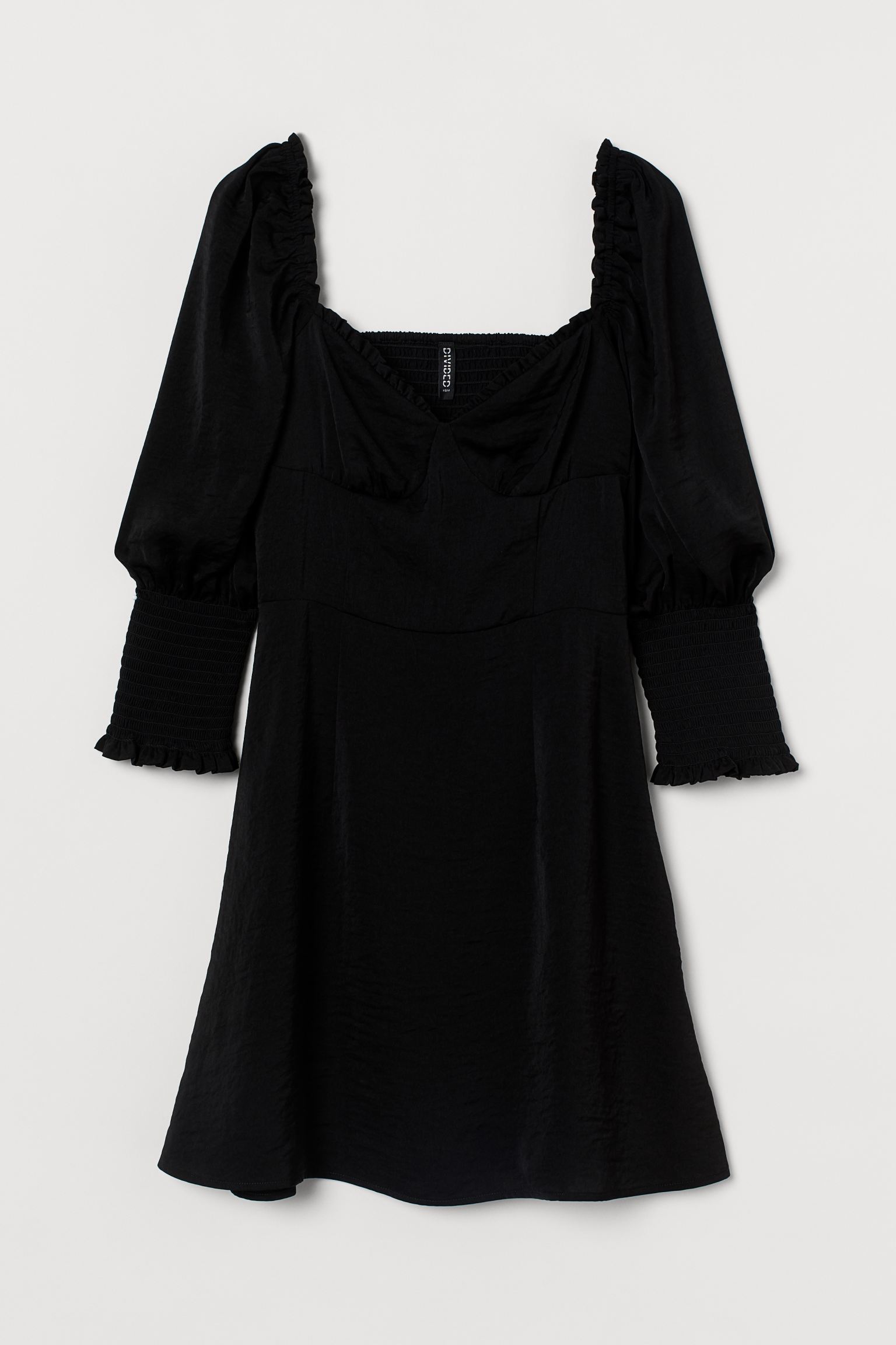 

Платье H&M  черный 26059328882, Платье H&M 38 черный 26059328882