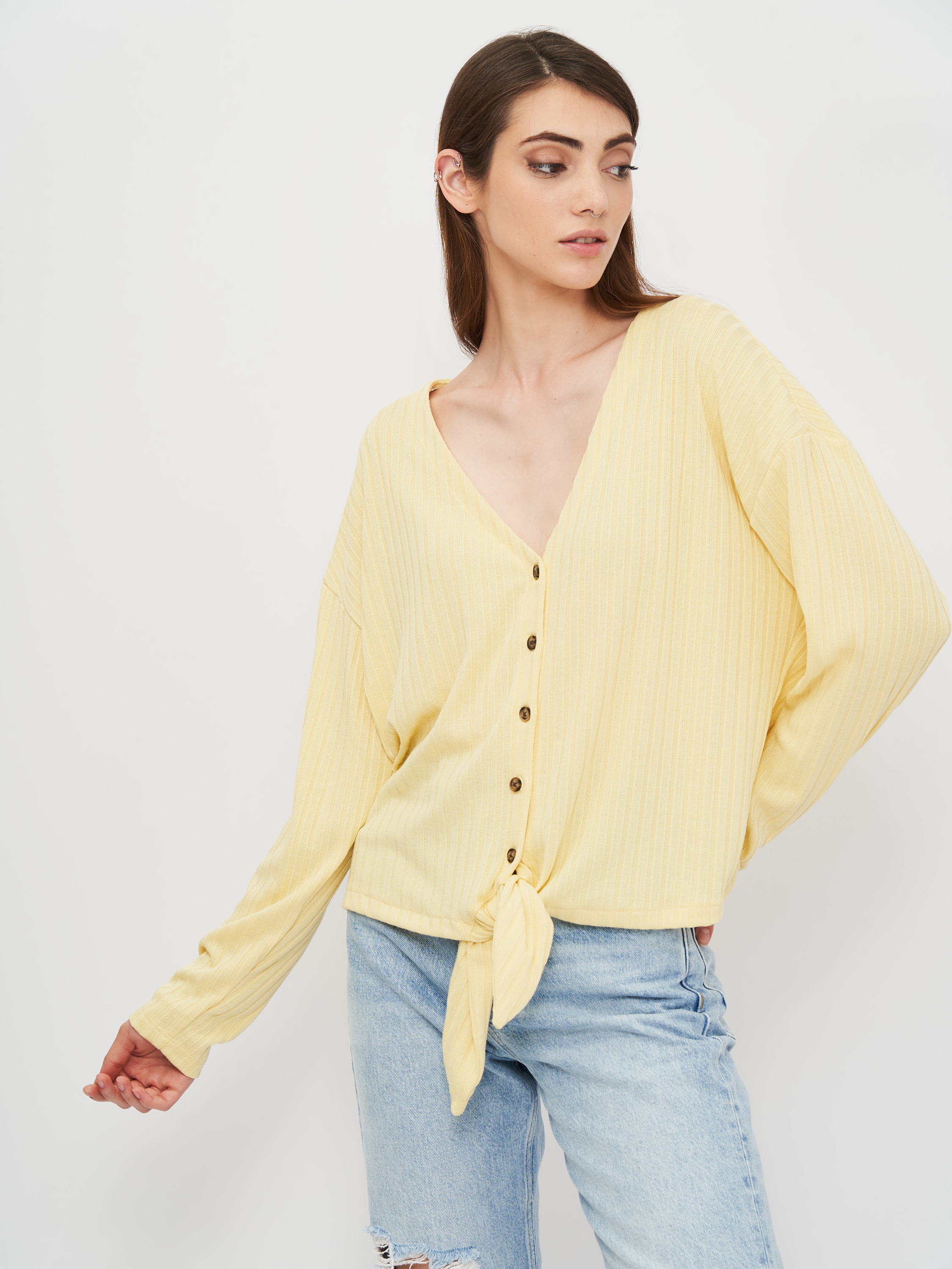 

Кардиган H&M  желтый 29058505411, Кардиган H&M XL желтый 29058505411