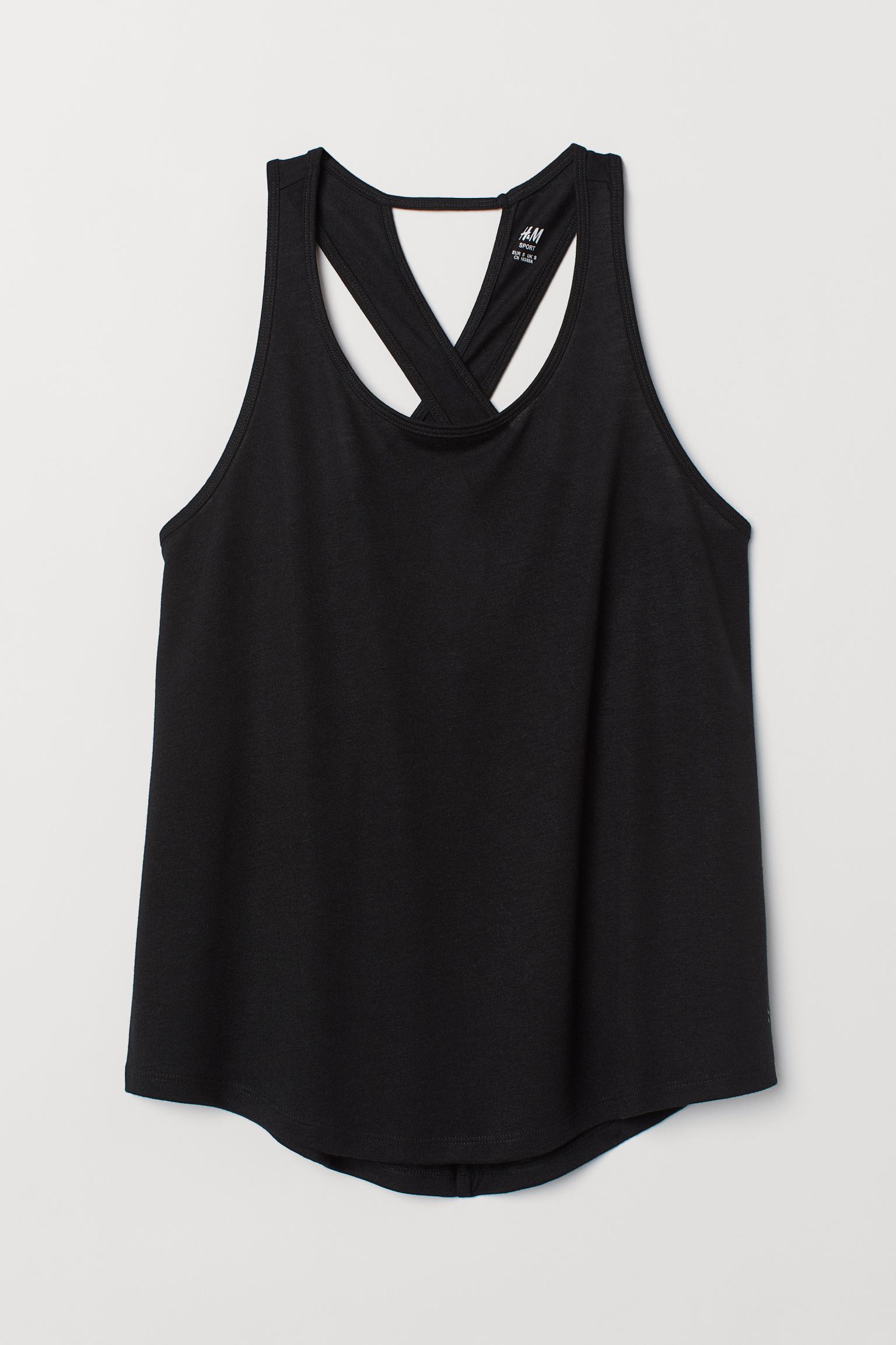 

Спортивная майка H&M L черный 13077105549