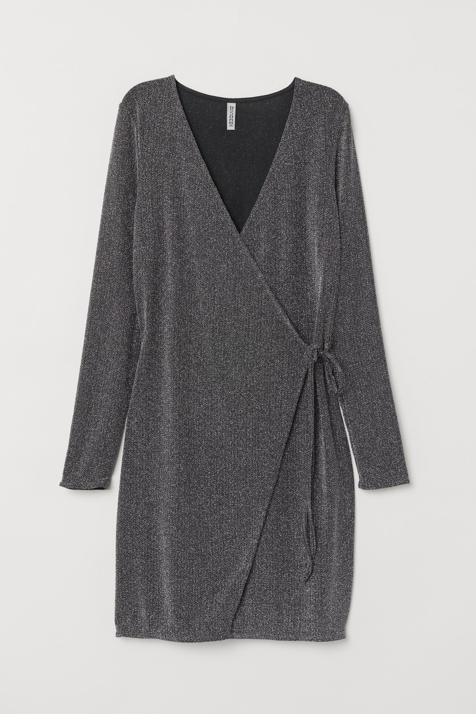 

Платье H&M S серебристый 6076339770