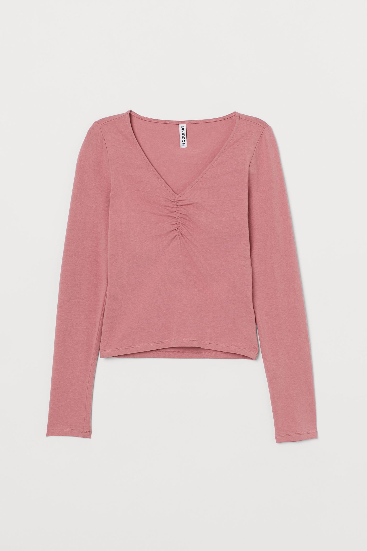 

Лонгслив H&M  бледно розовый 1806801673, Лонгслив H&M XL бледно розовый 1806801673