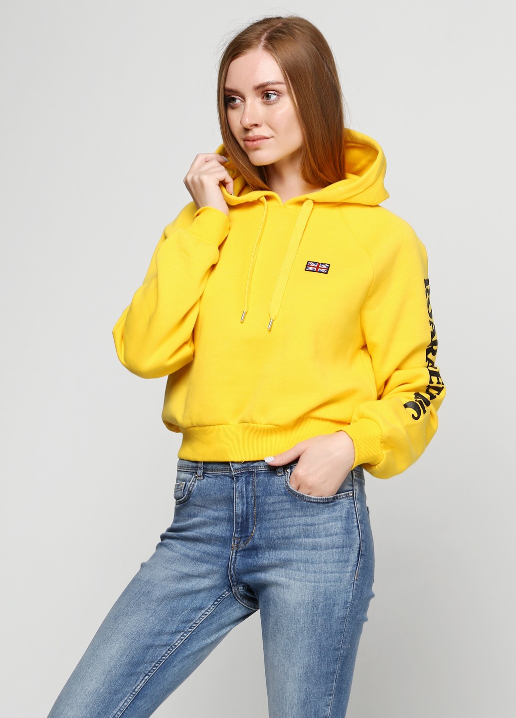 

Худи H&M  Желтый 0641604_04, Худи H&M XS Желтый 0641604_04